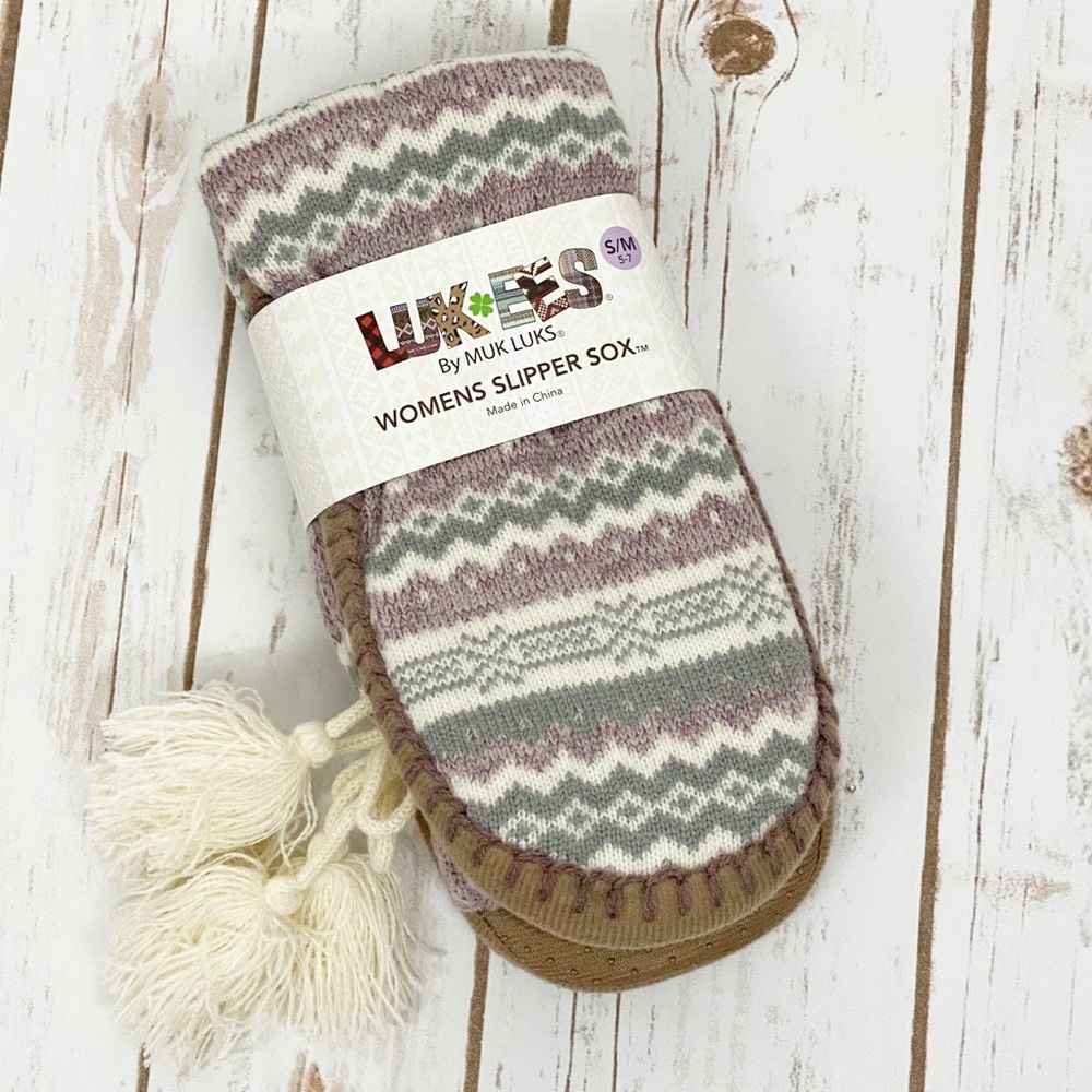 Lukees by Muk Luks Slipper Sox
